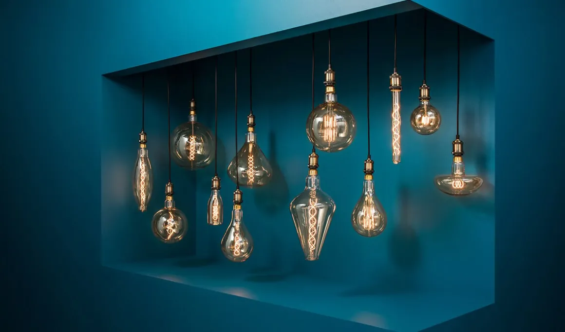 Lâmpada VINTAGE âmbar tubo led 4w