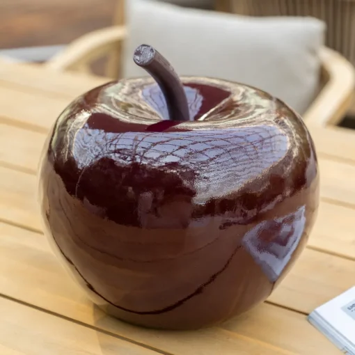 Maça decorativa GLOSSY vermelha 28,5cm
