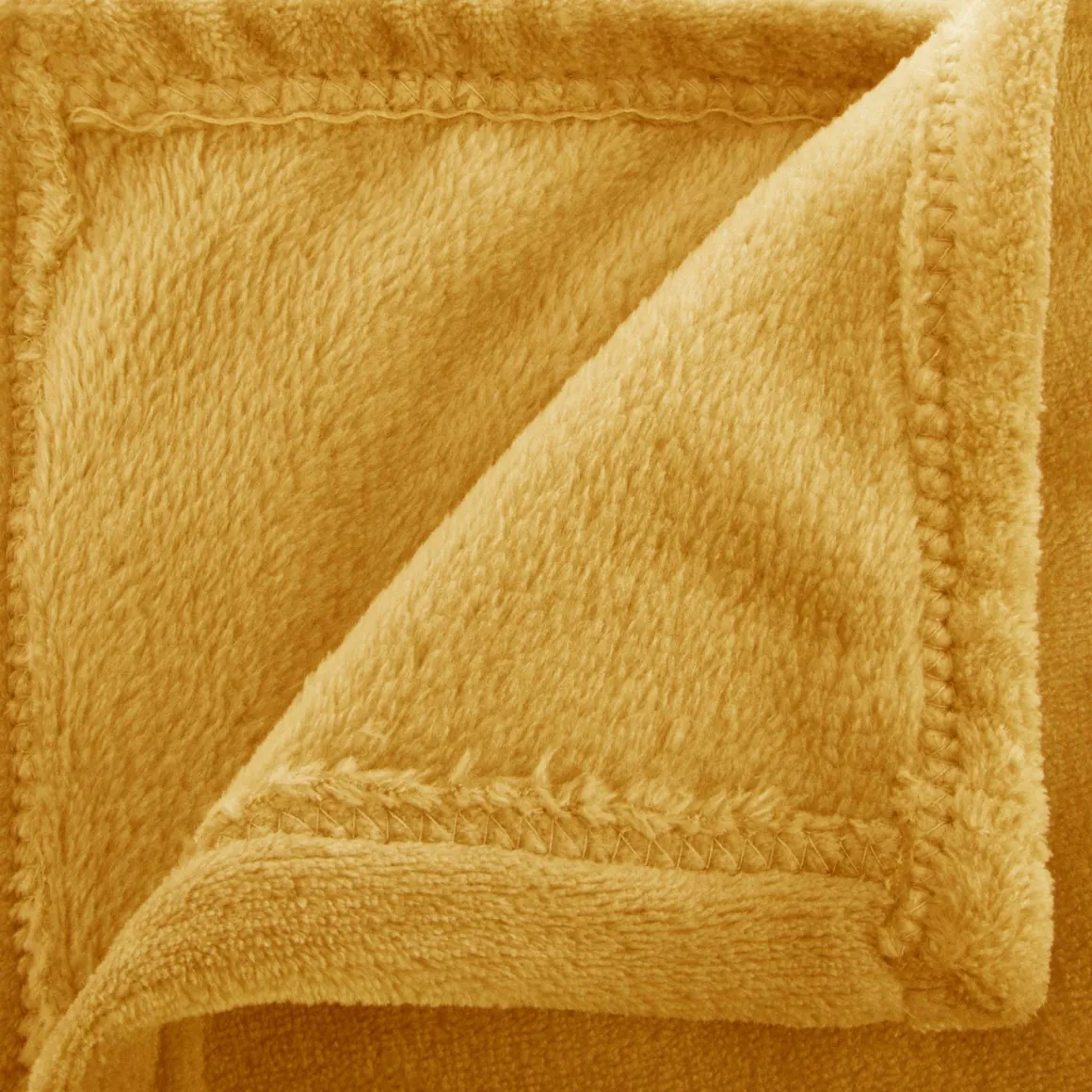 Manta CORALINA ocre 125x150cm