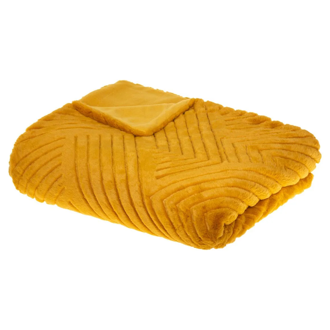 Manta GEO amarela 180x230cm