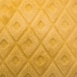 Manta losangos ocre 125x150cm