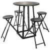 Mesa com 4 cadeiras para exterior