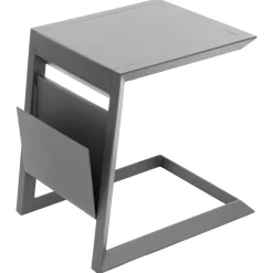 Mesa de apoio ALLURE graphite em alumínio