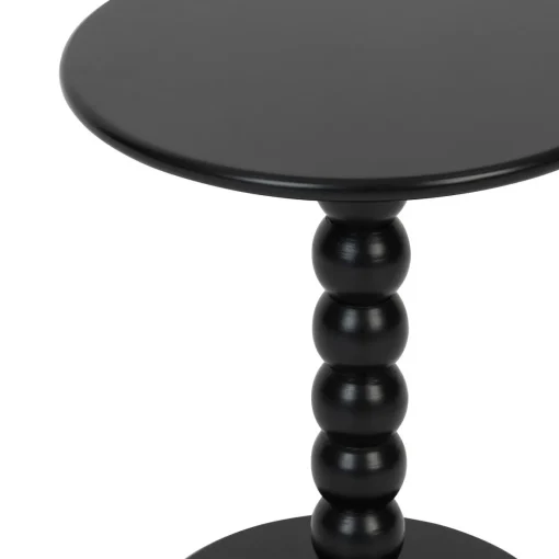 Mesa de apoio CHAMLO preta em mdf