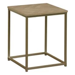 Mesa de apoio CHEVRON bege em mdf