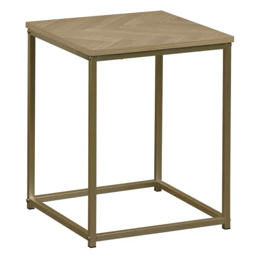 Mesa de apoio CHEVRON bege em mdf