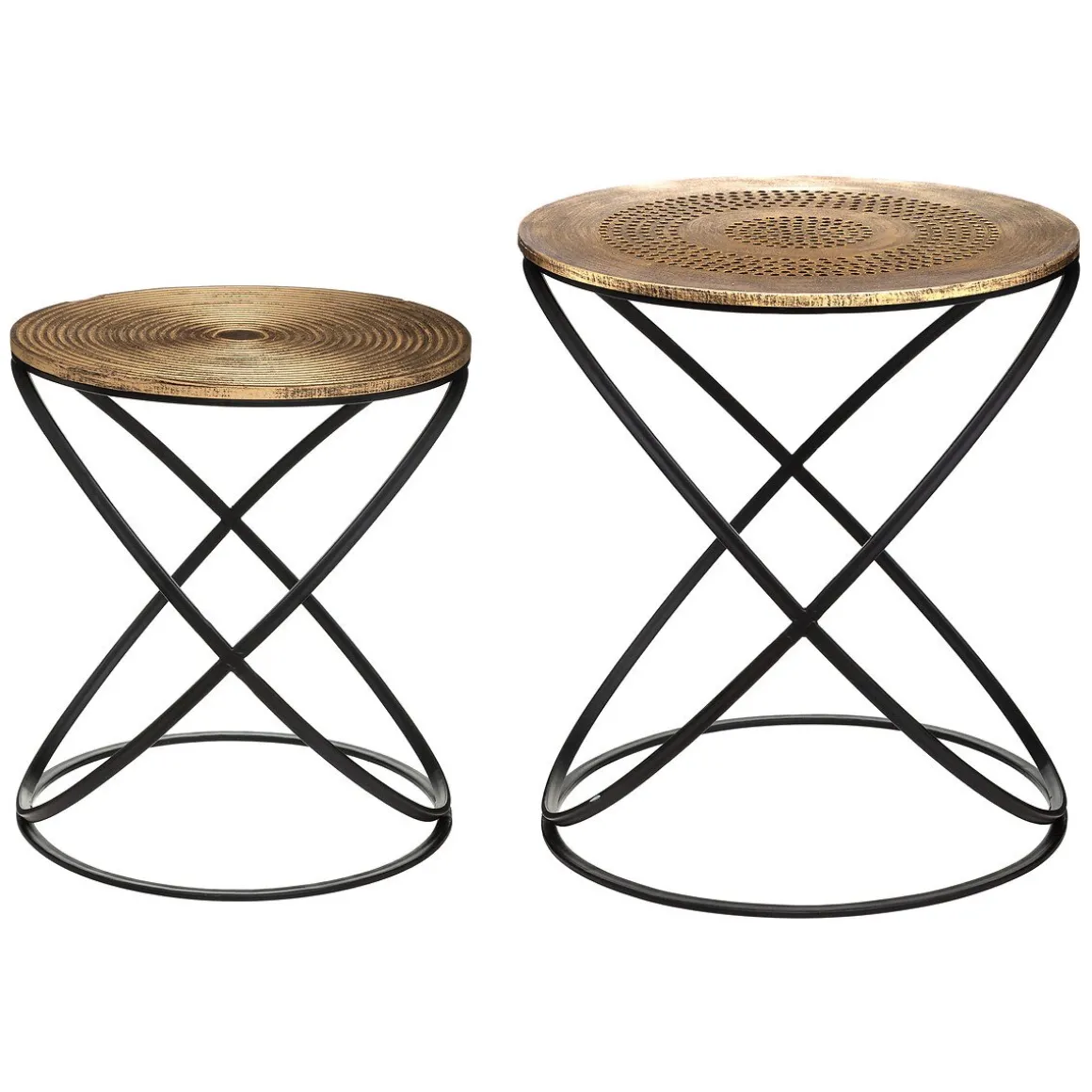 Mesa de apoio cobre étnica 38,5cm