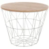 Mesa de apoio KUMI cinza 38cm