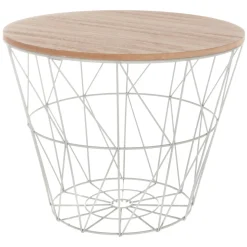 Mesa de apoio KUMI cinza 38cm