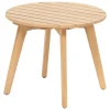 Mesa de apoio OLVINIA em madeira acácia 46cm