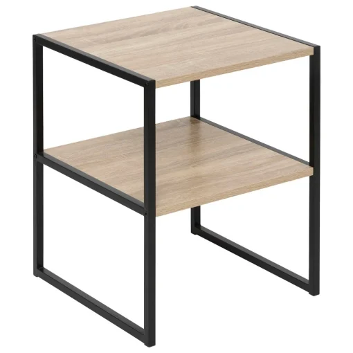 Mesa de cabeceira em mdf e metal ALIAJ