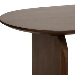 Mesa de centro ISANA castanha em madeira acácia 120cm
