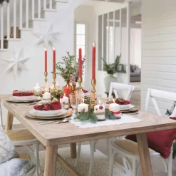 Mesa de jantar extensivél AERIS bege 180cm