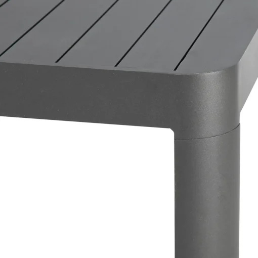 Mesa extensível PARADIZE cinza 10 lugares