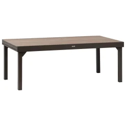 Mesa extensível PIAZZA tonka em alumínio 200-320cm