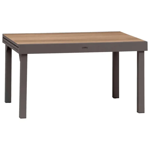 Mesa extensível PIAZZA tonka em alumínio 135-270cm