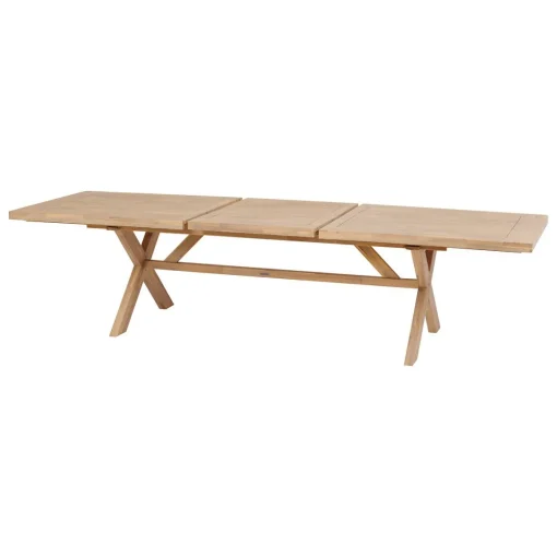 Mesa extensível Xenia em madeira acácia