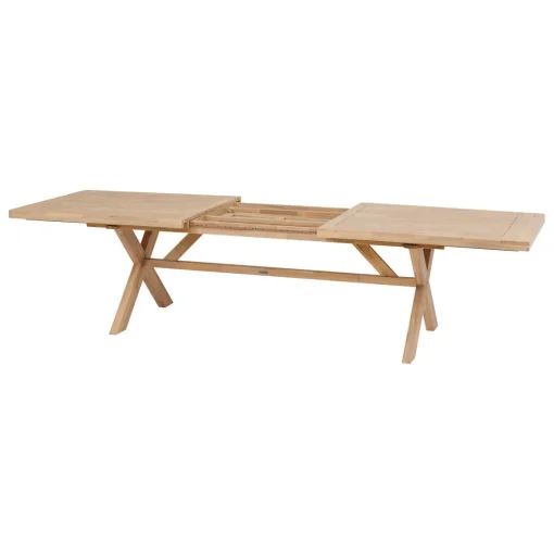 Mesa extensível Xenia em madeira acácia