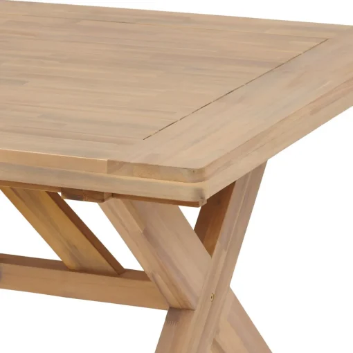 Mesa extensível Xenia em madeira acácia