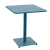 Mesa quadrada PUKHET azul em metal