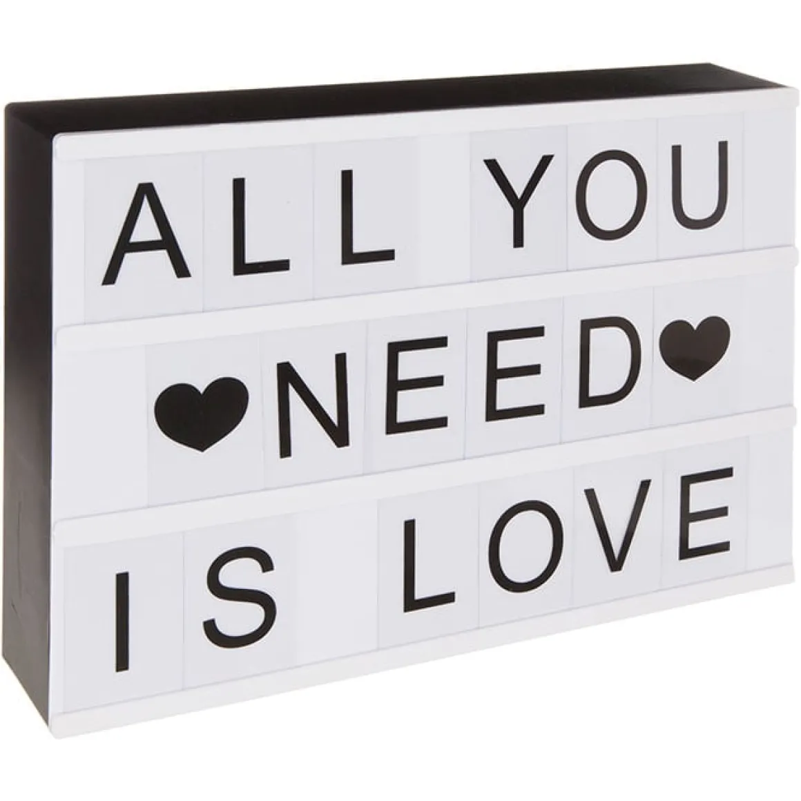 Moldura luminosa colorida com mensagem