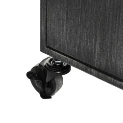 Móvel com 6 gavetas SEVIN cinza escuro em metal