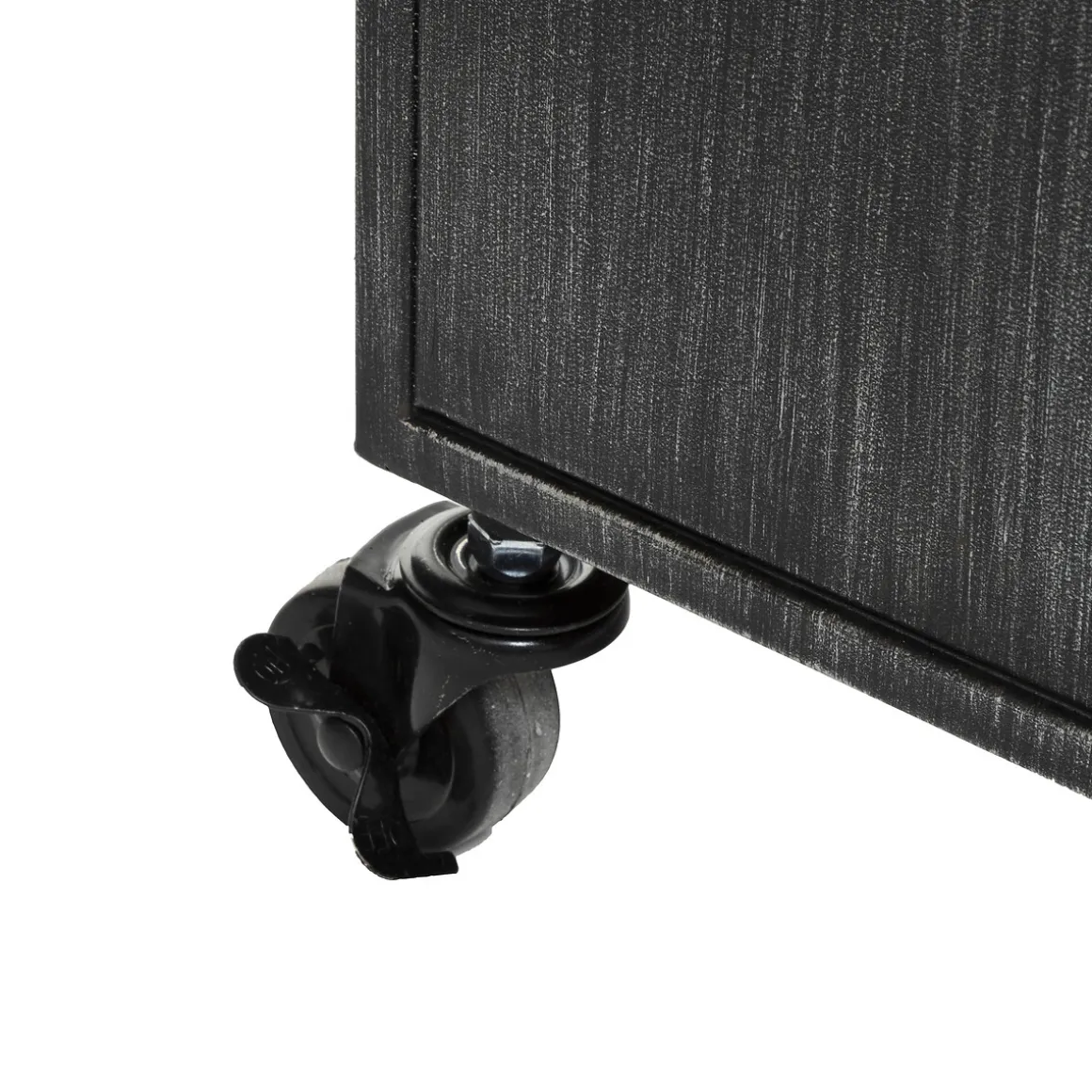 Móvel com 6 gavetas SEVIN cinza escuro em metal