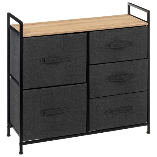 Móvel de arrumação TISSA cinza escuro 77cm
