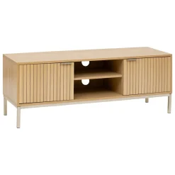 Móvel De Tv Em Mdf Bege Tasso