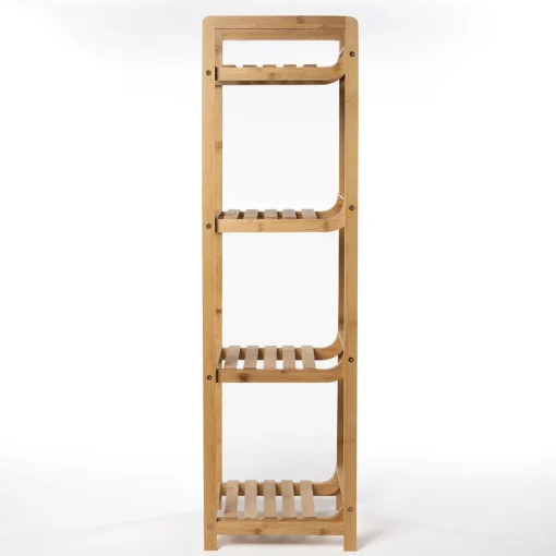Móvel em bambu com 4 prateleiras 104cm