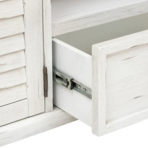 Móvel para tv com 2 portas e 1 gaveta OLBIA branco
