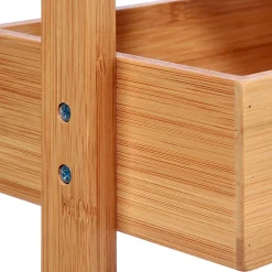 Móvel wc em bambu com 4 níveis