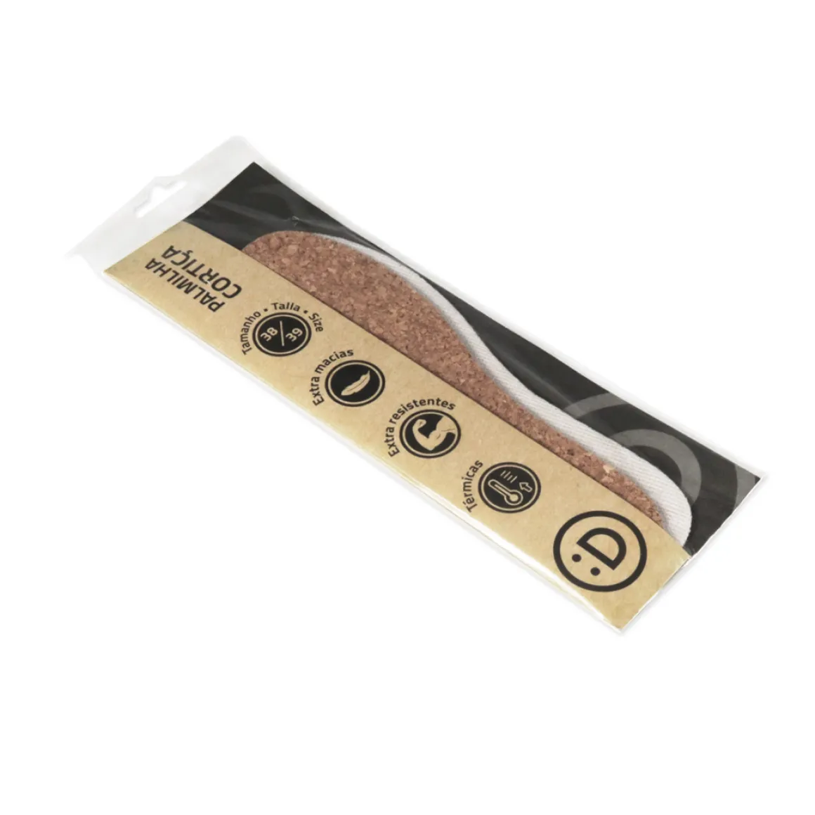 Palmilha cortiça tamanho 42/43