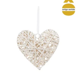 Pendurante decorativo em coração 20cm