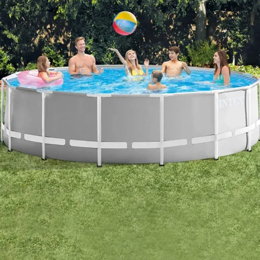 Piscina tubular prismática redonda Intex