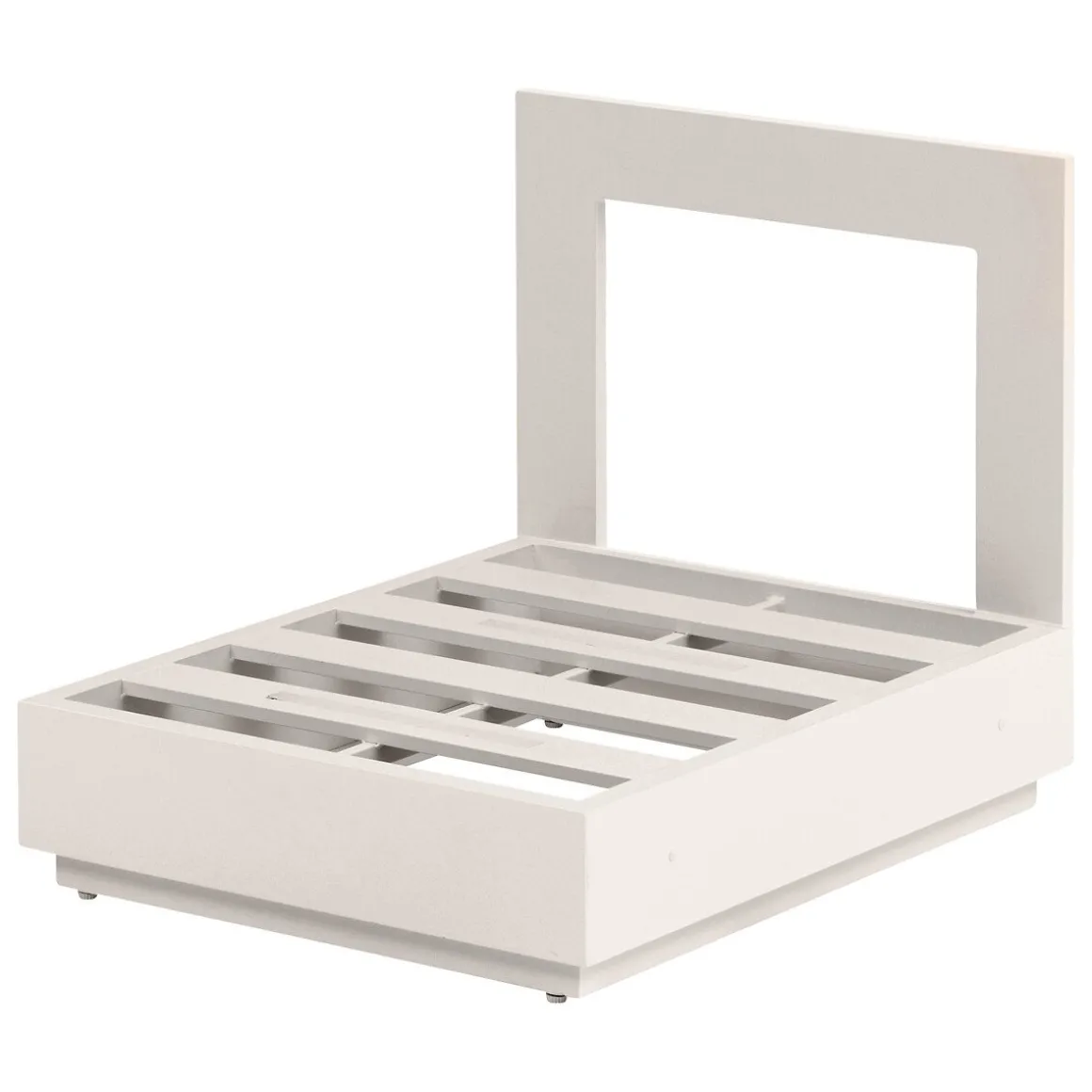 Poltrona ALLURE bege em alumínio