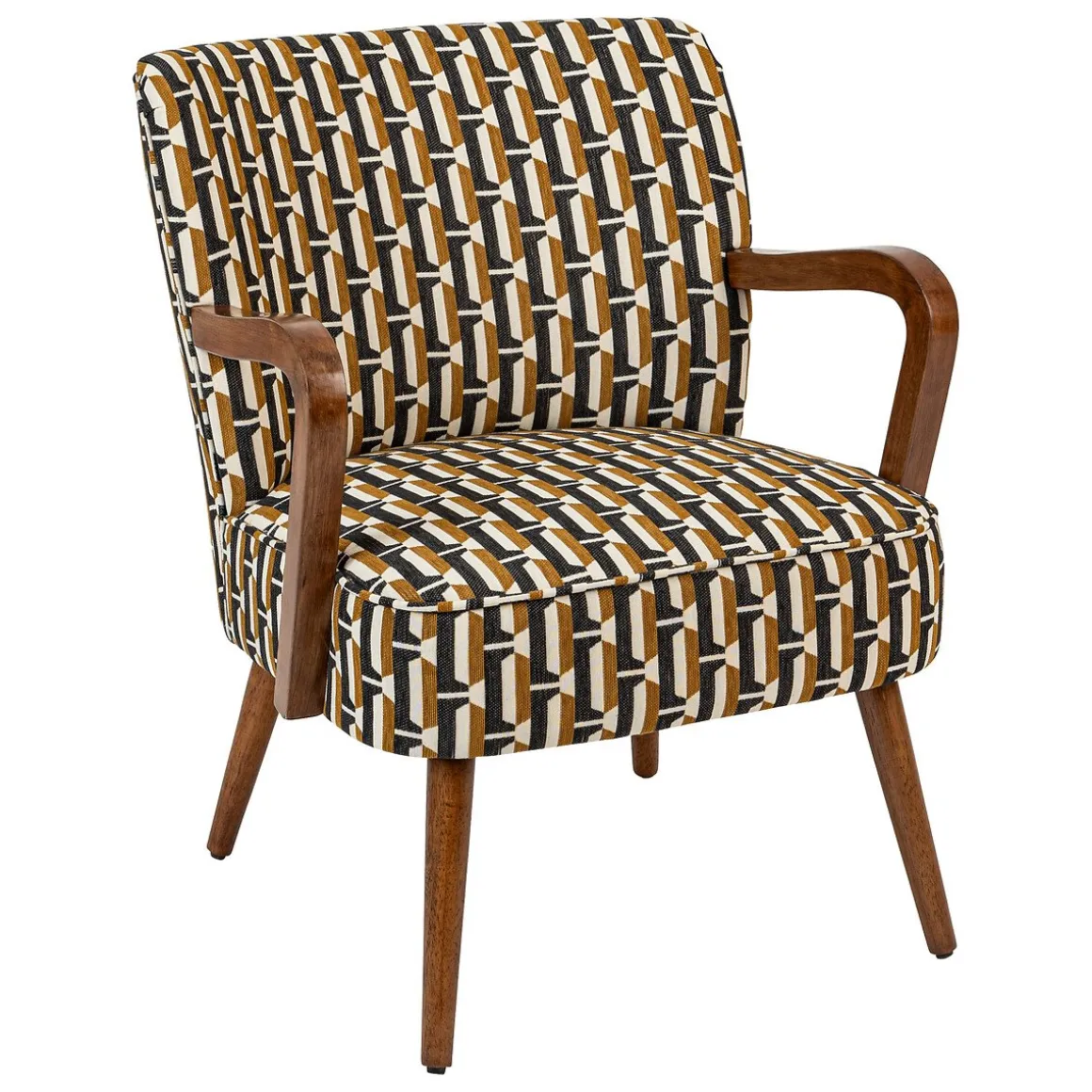 Poltrona CHIARA em tecido decorado