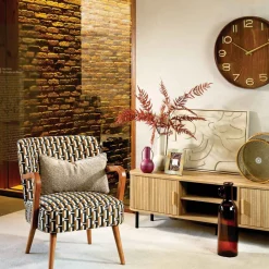 Poltrona CHIARA em tecido decorado