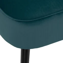 Poltrona NAOVA azul de veludo