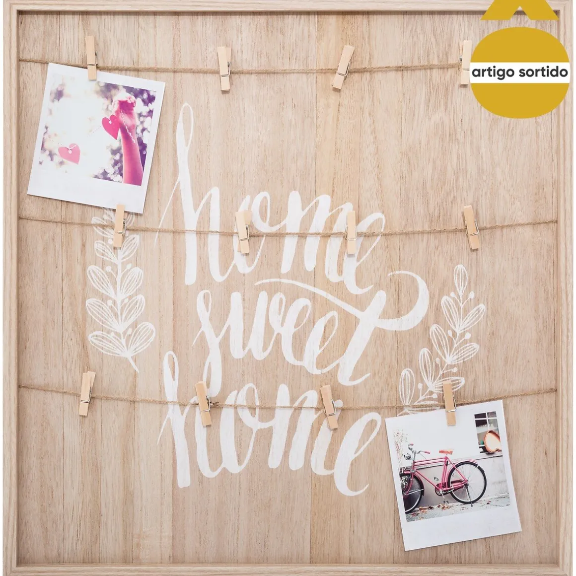 Porta fotos decorado 48x48cm