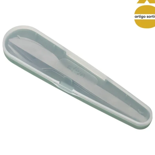 Porta talheres com 3 talheres