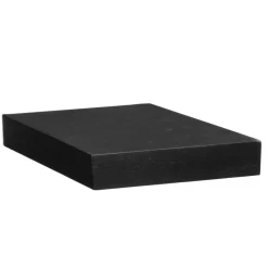 Prateleira kit deco preta 3,8x23,5x23,5cm