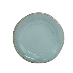 Prato de sobremesa CAPRI azul em cerâmica 20cm