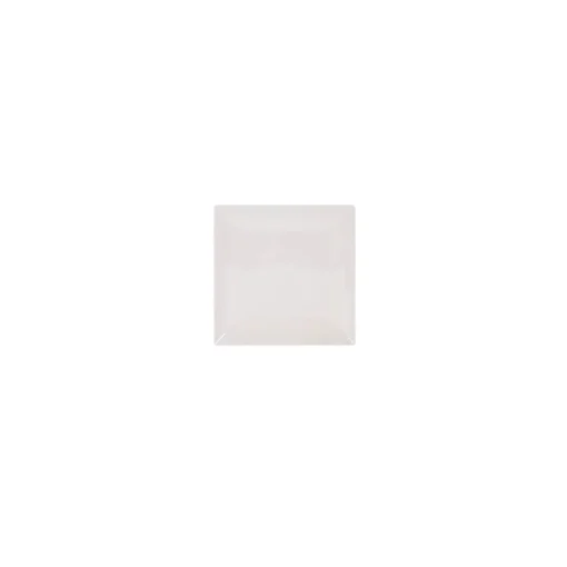 Prato de sobremesa ELITE branco em cerâmica 18cm