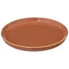 Prato de sobremesa SUBLIMA rosa em porcelana 20cm