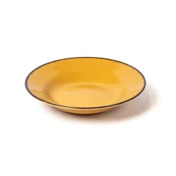 Prato de sopa SAUVAGE amarelo 23cm