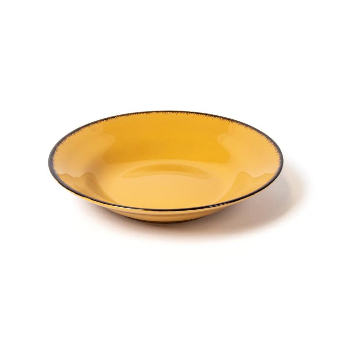Prato de sopa SAUVAGE amarelo 23cm