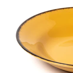 Prato de sopa SAUVAGE amarelo 23cm