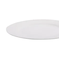 Prato raso GIZ branco em cerâmica 27cm