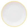 Prato raso SQUARE mostarda 25cm